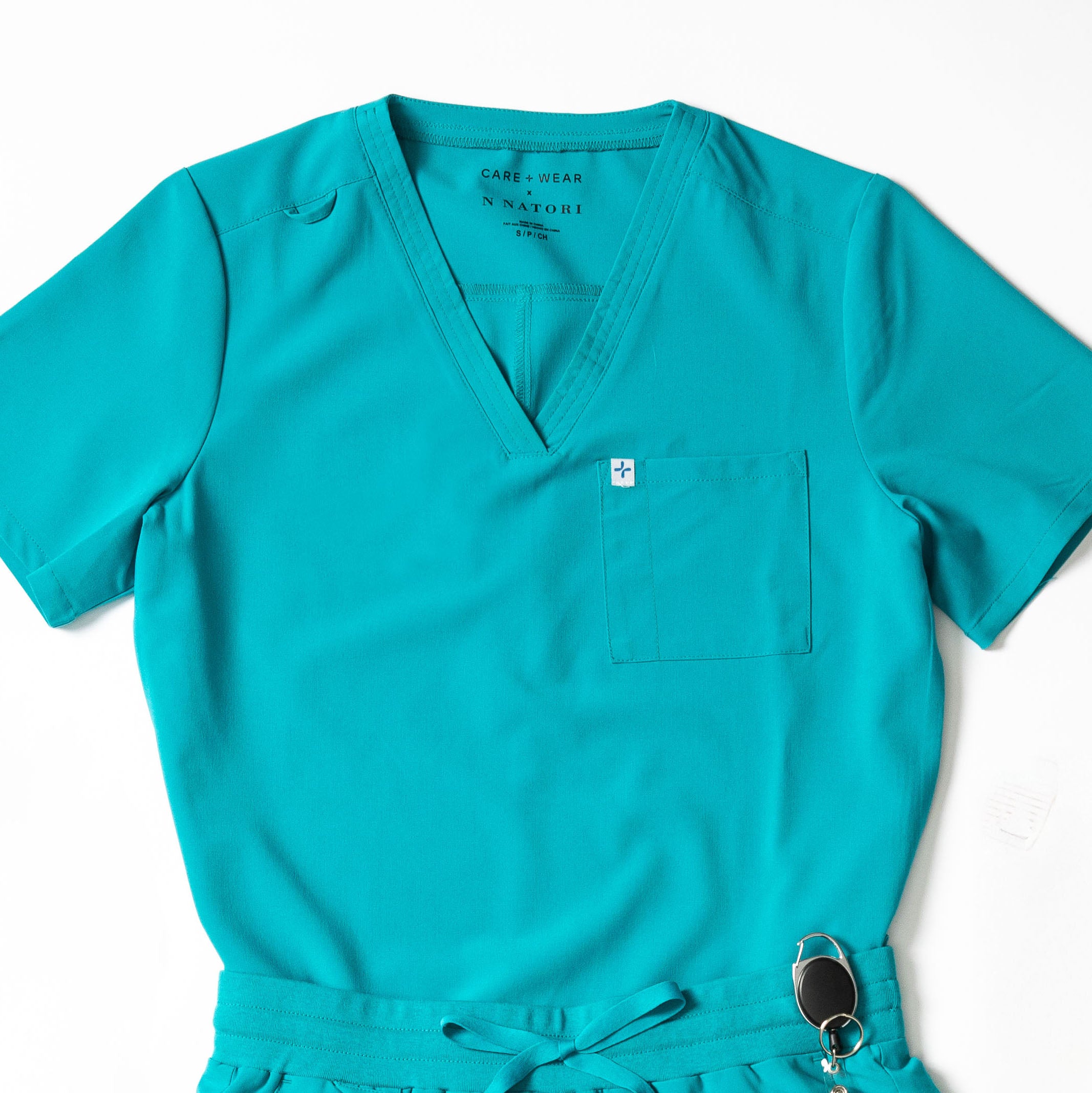 Womens Classic Scrub Top - Teal