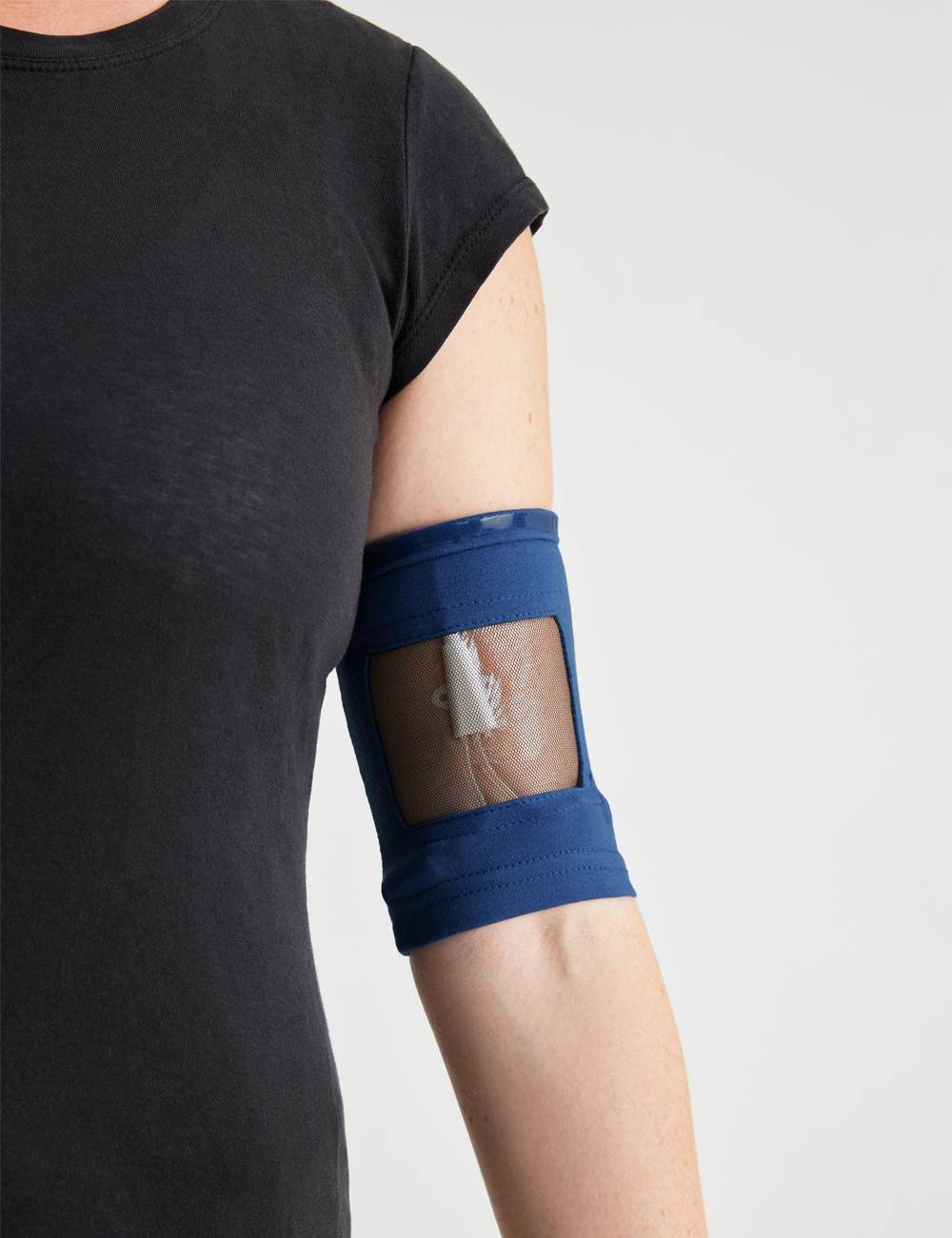 Ultra Grip PICC line cover in camo, featuring a distinctive pattern and secure, comfortable fit.