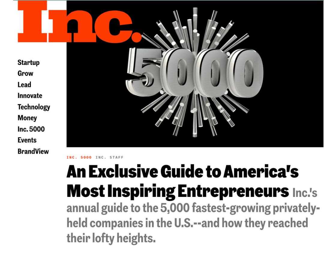 Care+Wear Ranks No. 20 on Inc. Magazine’s Annual List of America’s Fastest-Growing Companies – the Inc. 5000