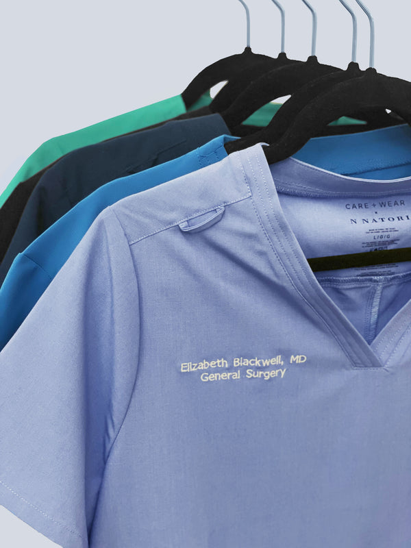 Scrub Embroidery: How to Personalize Your Medical Scrubs | Care+Wear