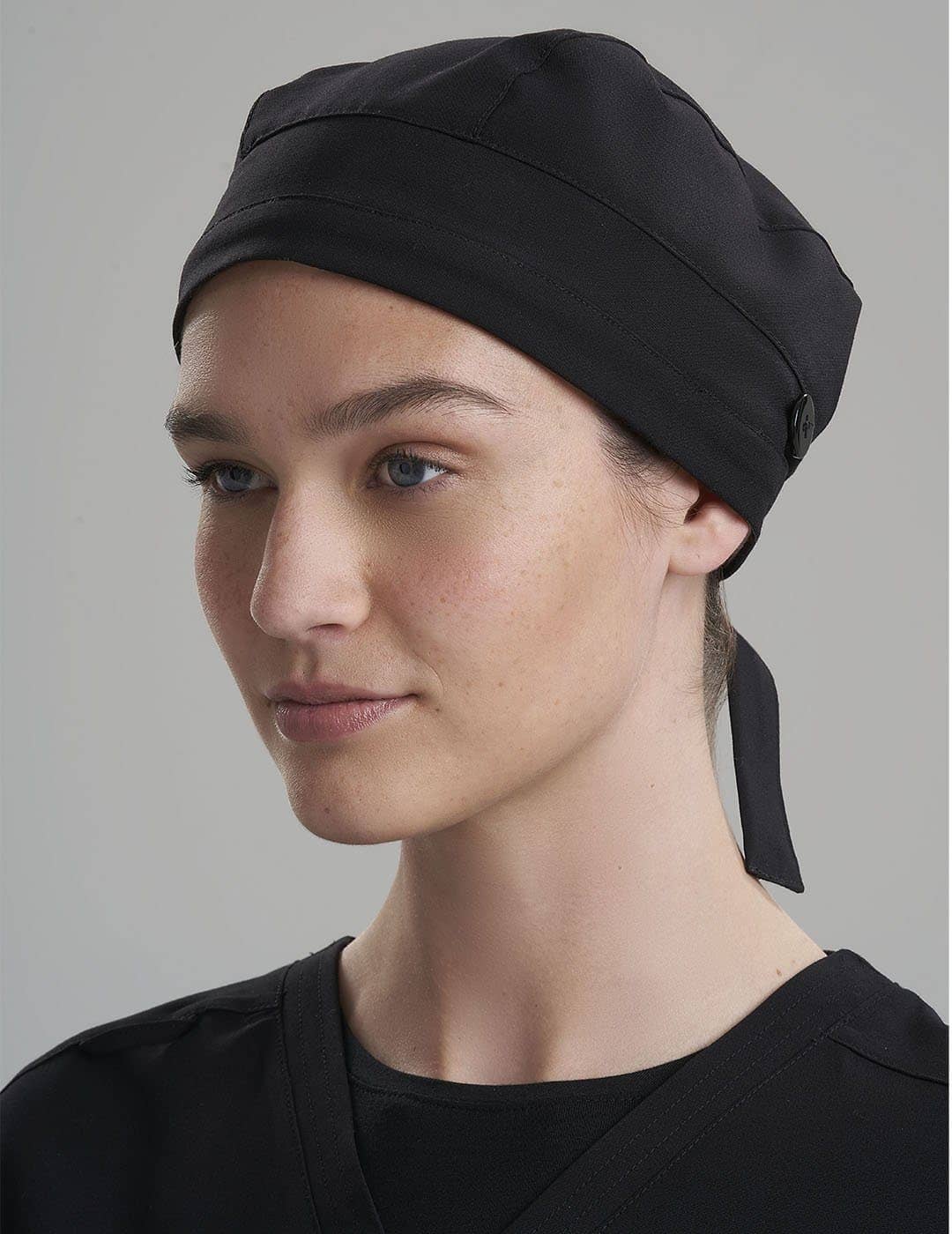 Stylish unisex scrub cap designed for durability and all-day comfort for medical professionals.