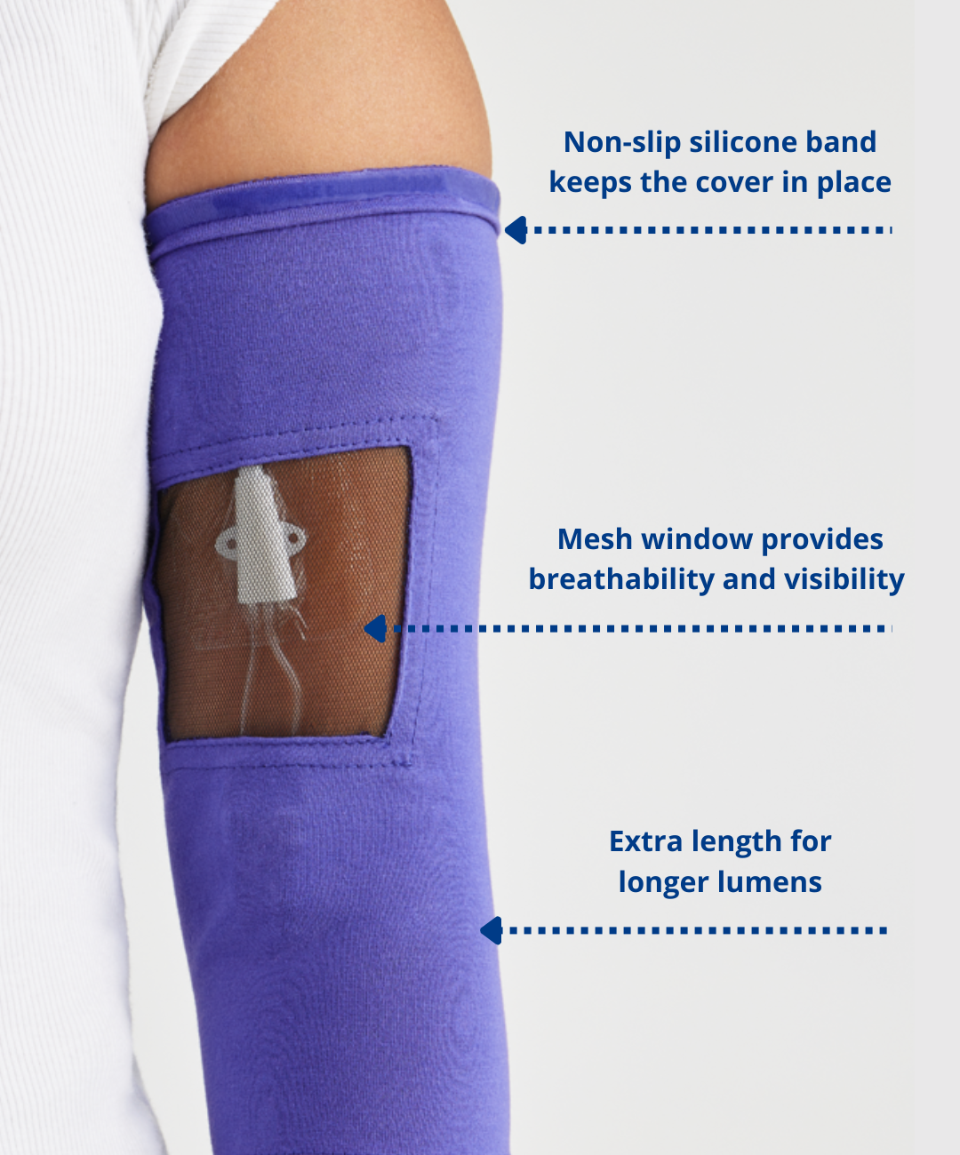 Control Line Sleeve Medical Picc Line Cover Sleeves
