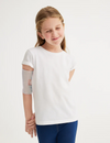 Kids' PICC line cover in slate, offering a secure and comfortable fit for medical use