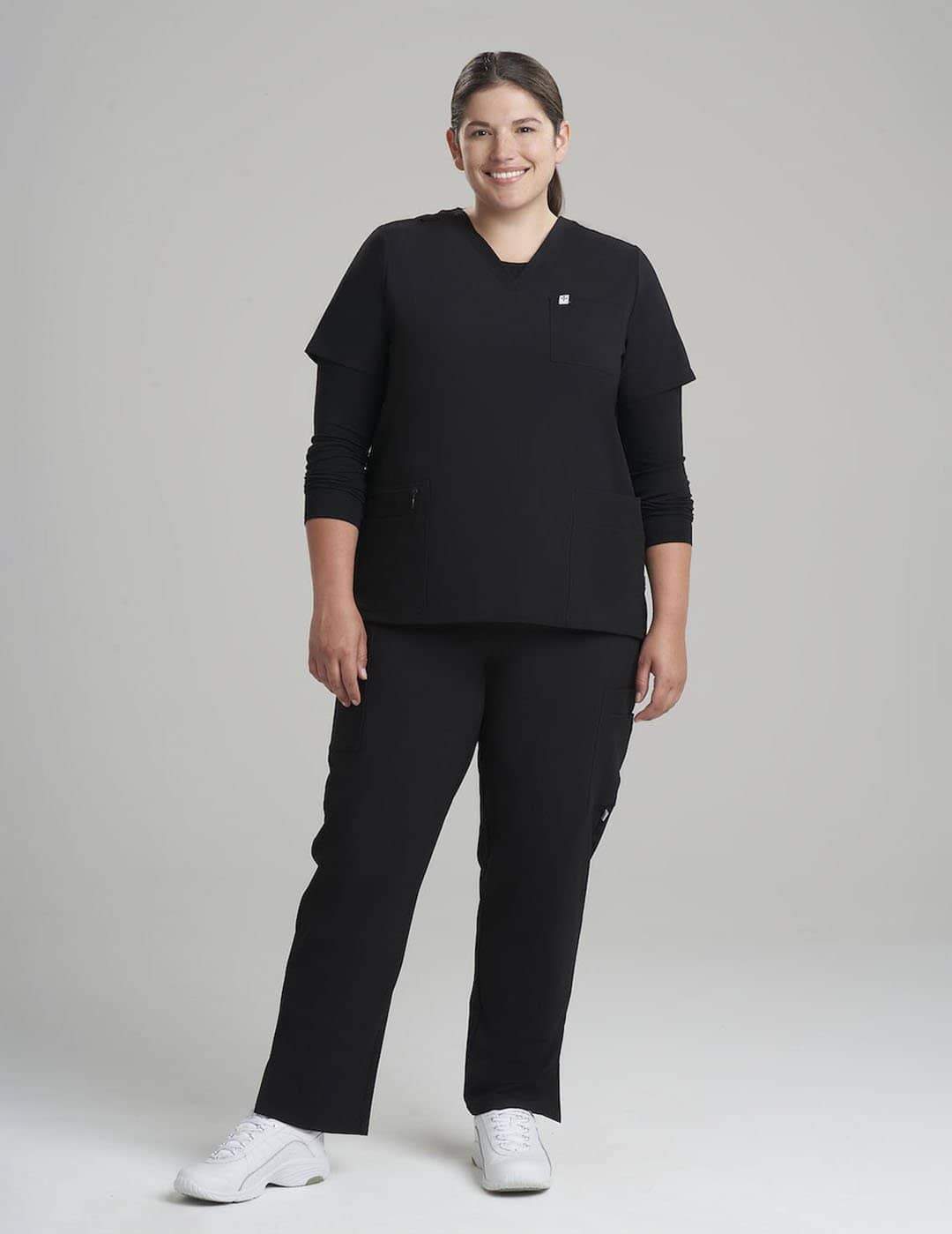 Women's Long Sleeve Scrub Undershirt - ScrubJoy