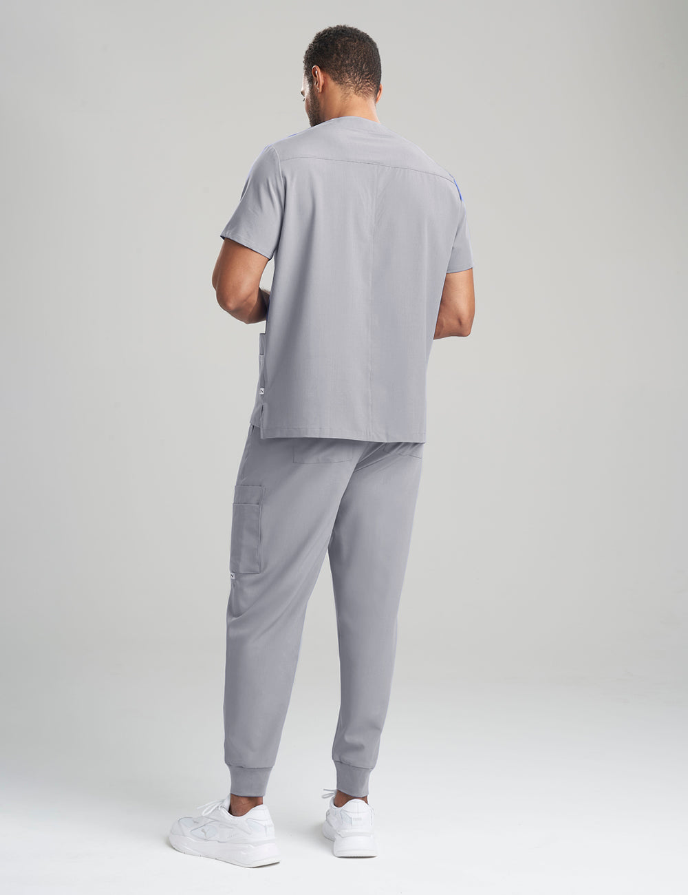 Mens 3-Pocket V-Neck Scrub Top Core Colorways