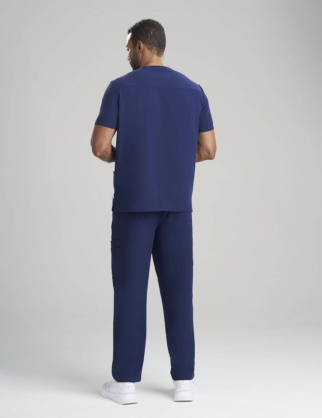 Mens 3-Pocket V-Neck Scrub Top Core Colorways
