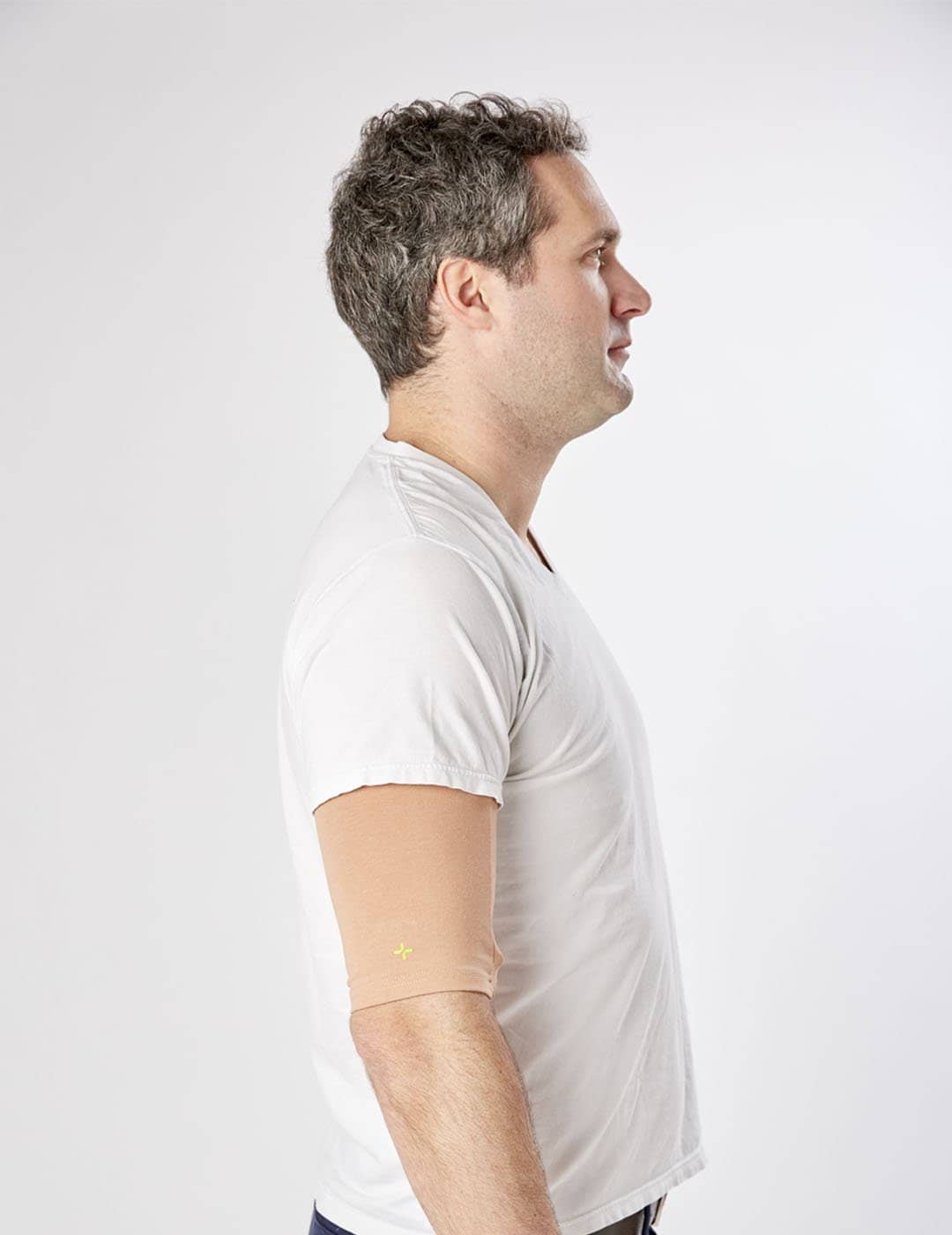 Elegant slate Classic PICC Line Cover from Care+Wear, offering robust PICC line safety in a modern, neutral color.