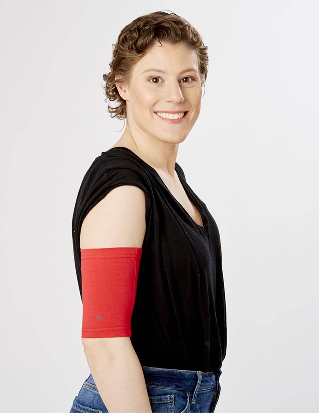Versatile fuschia Classic PICC Line Cover from Care+Wear, designed to bring a pop of color with robust antimicrobial properties.
