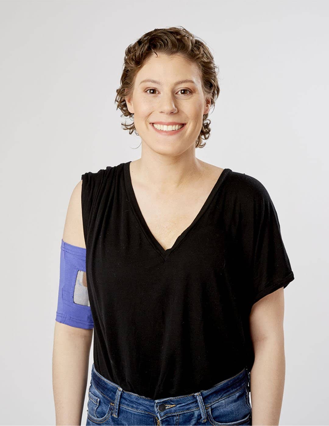 Versatile violet Classic PICC Line Cover by Care+Wear, combining style with effective infection control technology.