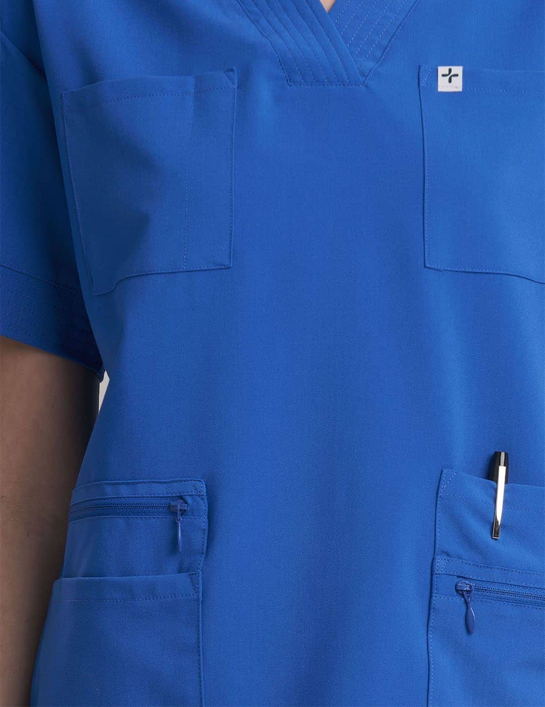 Women’s 8-Pocket V-Neck Scrub Top
