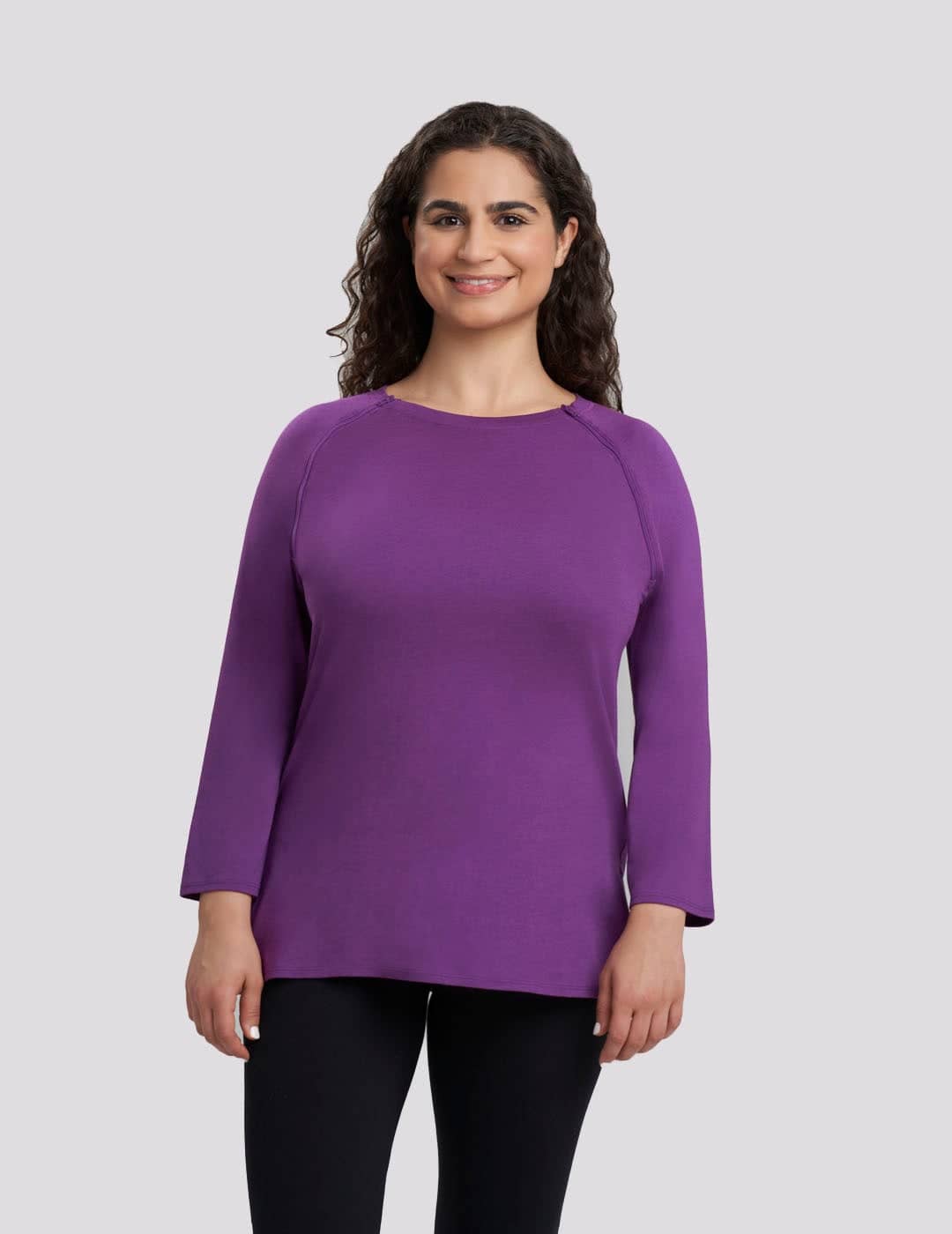 Womens Chest Port Access Plum Infusion Top