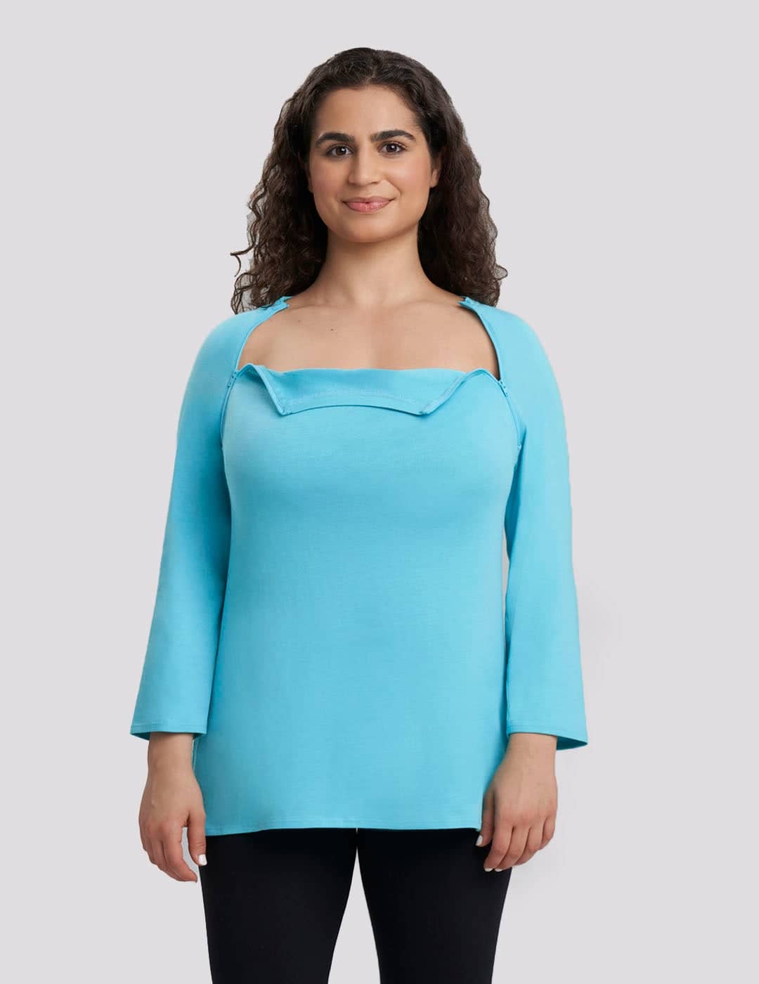 Womens Chest Port Access Teal Chemo
