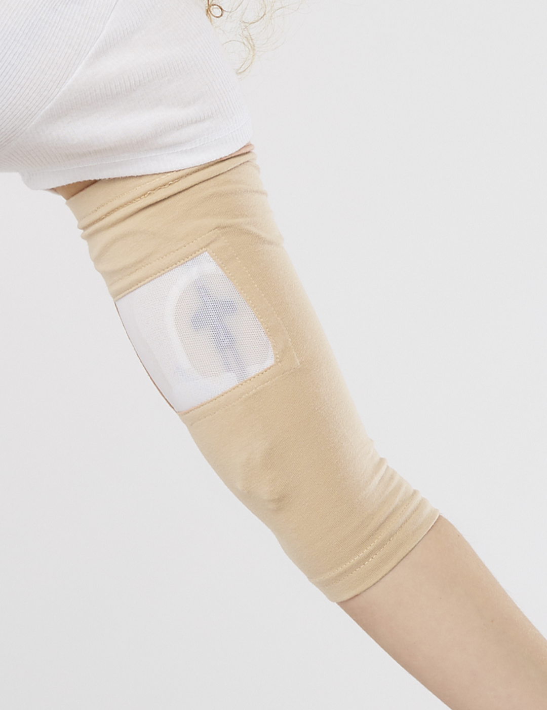 Soft dawn PICC line sleeve with ultra grip design, offering adult users secure and comfortable wear.
